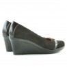 Chaussures décontractées femme 647 café velours