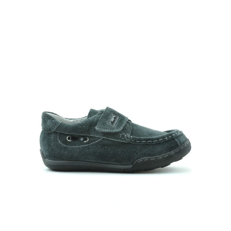 Chaussures petits enfants 01c gris velours