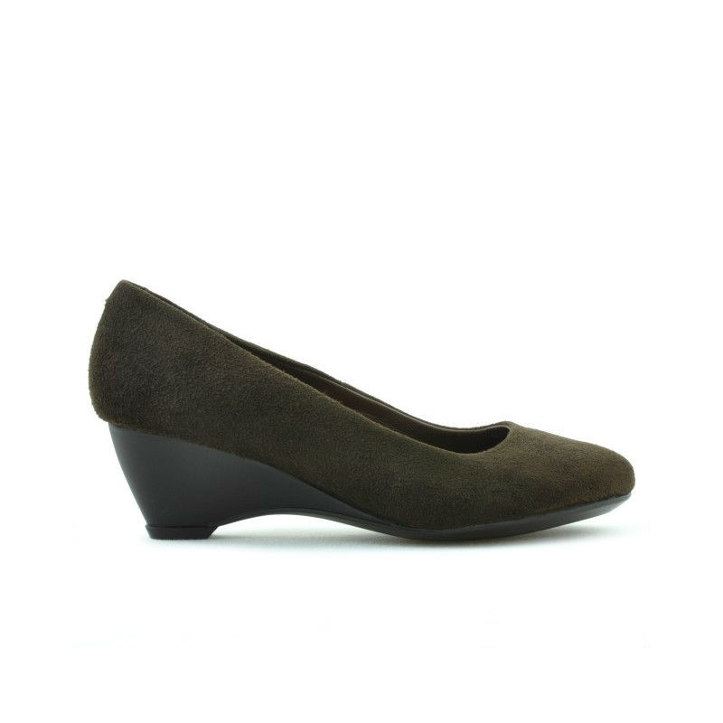 Chaussures casual femme 152-1 café velours