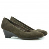 Chaussures casual femme 152-1 café velours