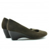 Chaussures casual femme 152-1 café velours