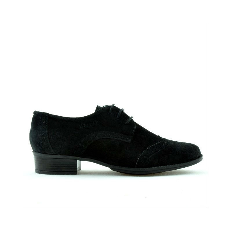 Chaussures décontractées femme 691 noir velours