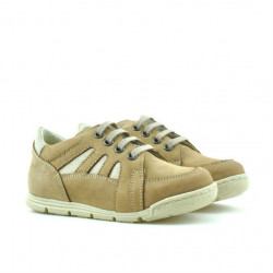Chaussures petits enfants 04c bufo marron+beige
