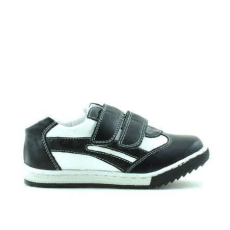 Chaussures enfants 16c noir+blanc