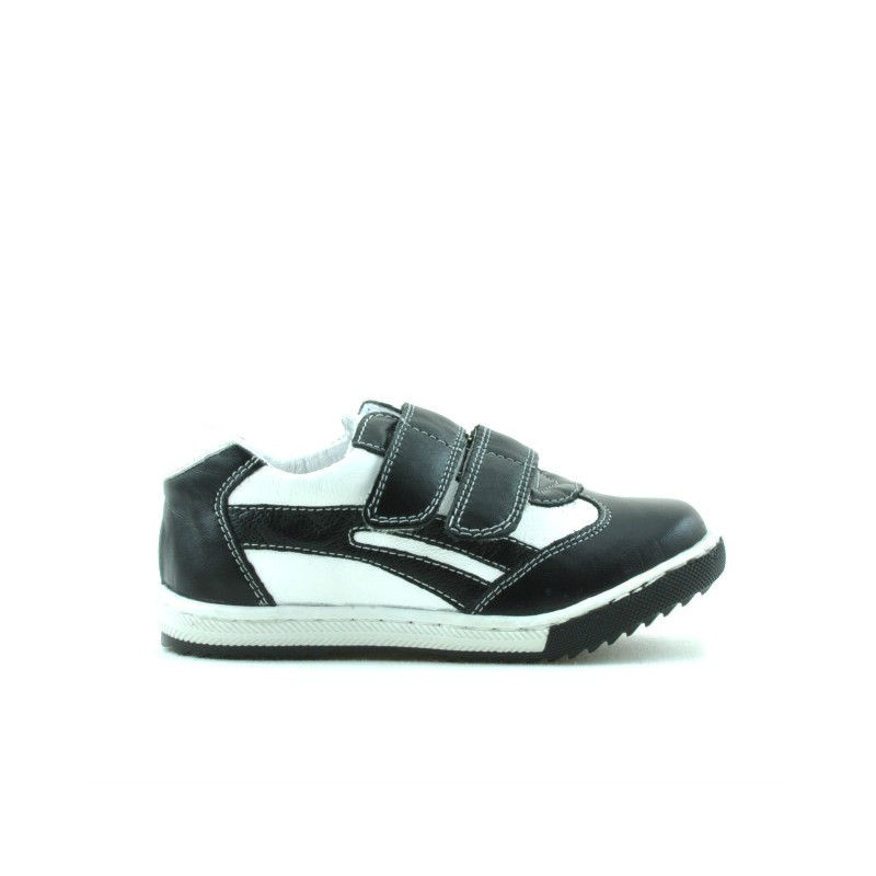 Chaussures enfants 16c noir+blanc
