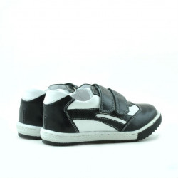 Chaussures enfants 16c noir+blanc