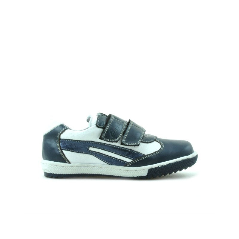 Chaussures enfants 16c indigo+blanc