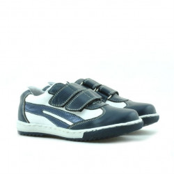 Chaussures enfants 16c indigo+blanc