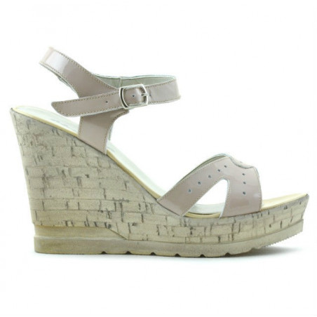 Sandales femme 5021 vernis nude
