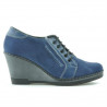 Chaussures décontractées femme 625 indigo velours combiné