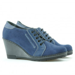 Chaussures décontractées femme 625 indigo velours combiné