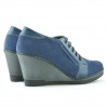 Chaussures décontractées femme 625 indigo velours combiné