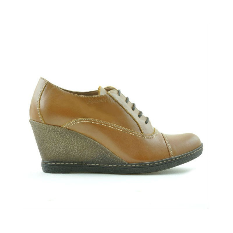 Chaussures casual femme 609 marron ciré