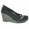 Chaussures décontractées femme 647 noir velours