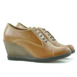 Chaussures casual femme 609 marron ciré