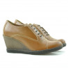 Chaussures casual femme 609 marron ciré
