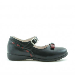 Chaussures enfants petits 12c noir+bordeaux