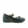 Chaussures enfants petits 12c noir+bordeaux