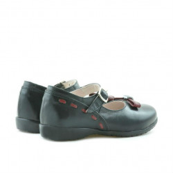 Chaussures enfants petits 12c noir+bordeaux