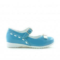 Chaussures enfants petits 12c vernis turquoise