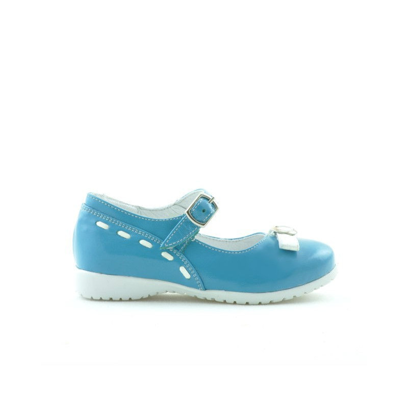 Chaussures enfants petits 12c vernis turquoise