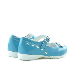 Chaussures enfants petits 12c vernis turquoise