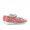 Chaussures pour petits enfants 12c corail rouge+blanc