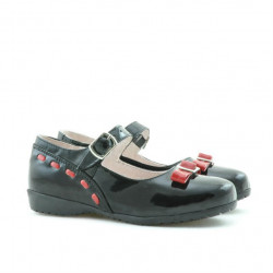 Chaussures enfants petits 12c vernis noir+rouge