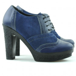 Chaussures décontractées femme 637 indigo combiné