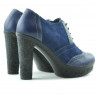 Chaussures décontractées femme 637 indigo combiné