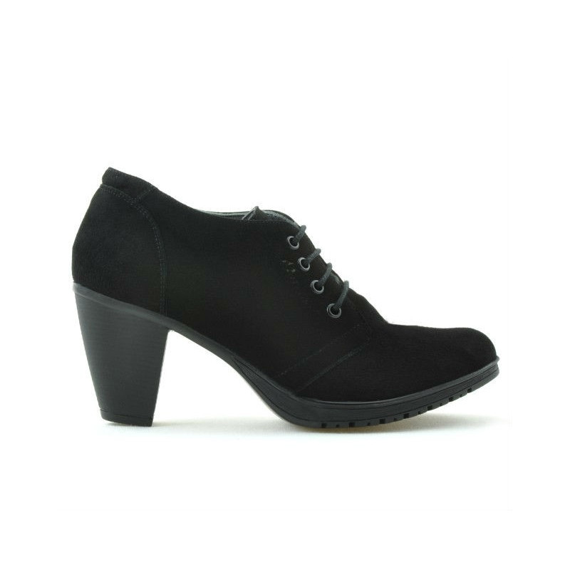Chaussures casual femme 167 noir velours