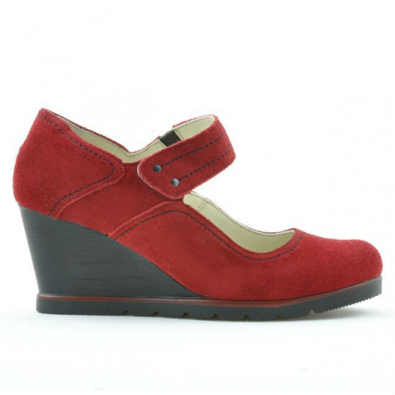Chaussures décontractées femme 199 velours rouge Chaussures décontractées femme 199 velours rouge