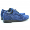 Chaussures casual femme 608 indigo velours