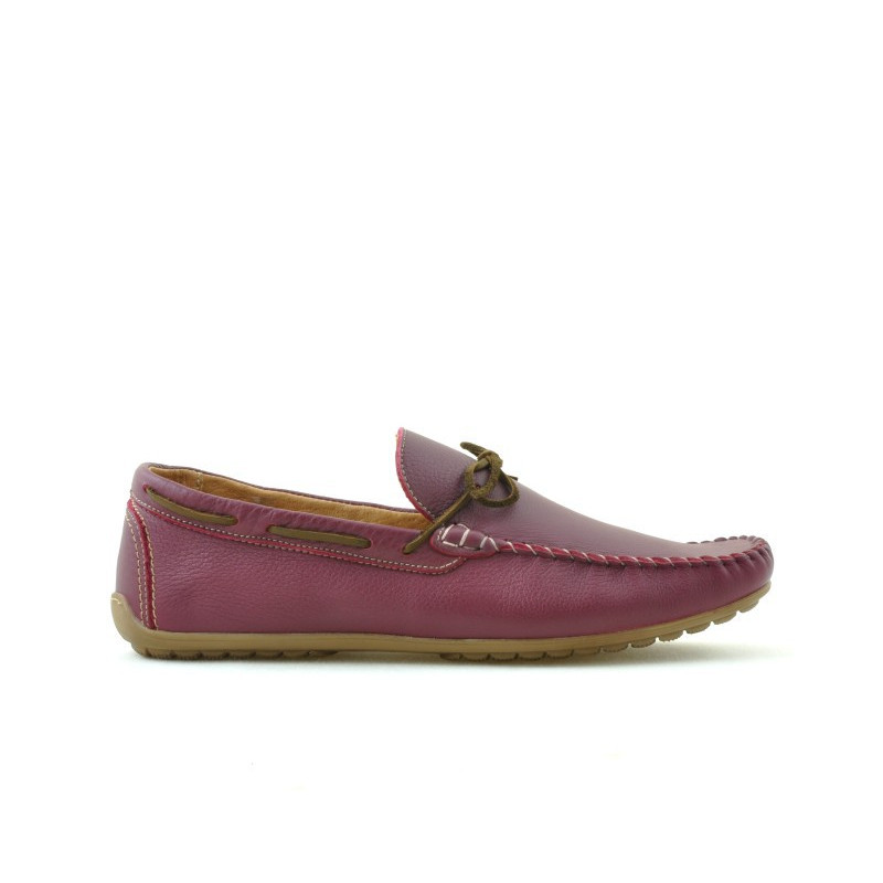Mocassins homme 863 bordeaux