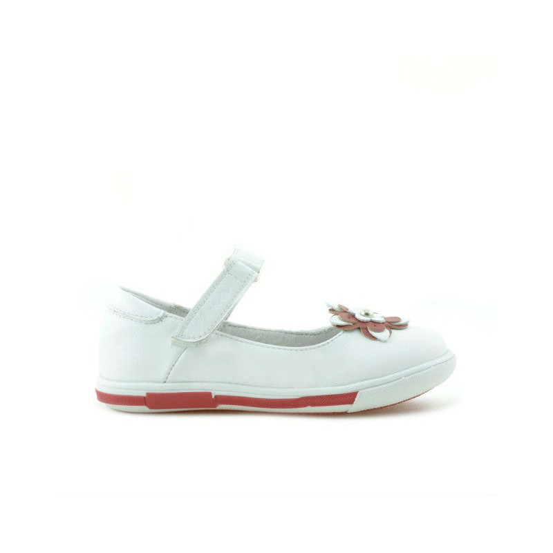 Chaussures enfants petits 06c blanc+rouge