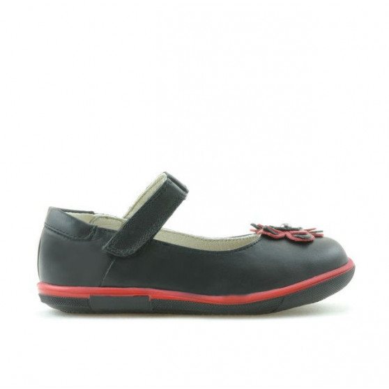 Chaussures enfants petits 06c noir + rouge