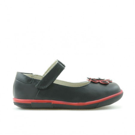 Chaussures enfants petits 06c noir + rouge