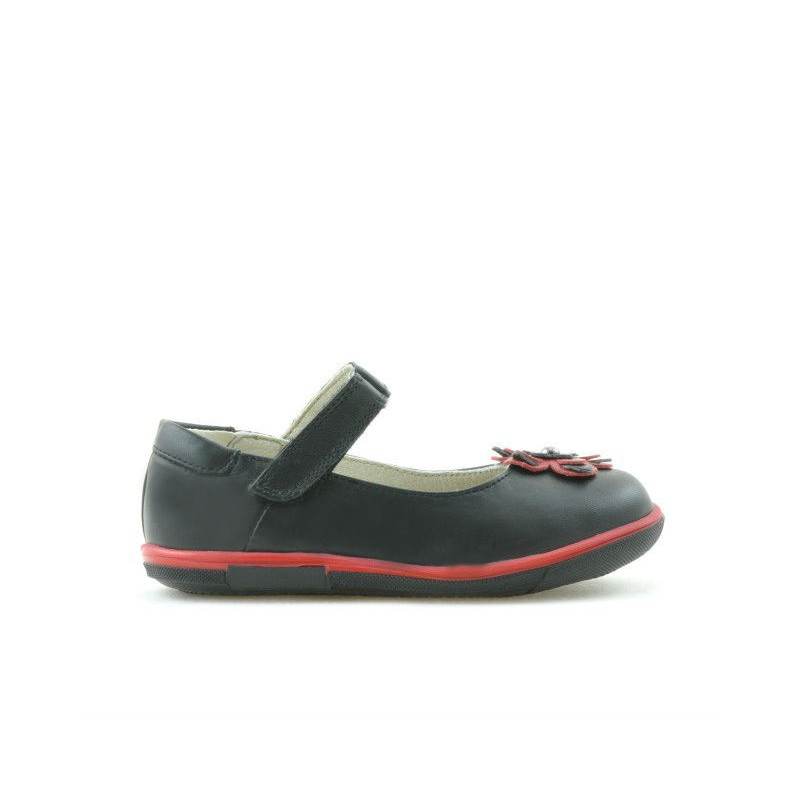 Chaussures enfants petits 06c noir + rouge