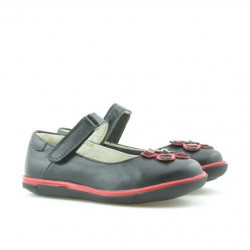 Chaussures enfants petits 06c noir + rouge