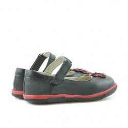 Chaussures enfants petits 06c noir + rouge