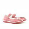 Chaussures petits enfants 06c rouge corail+blanc