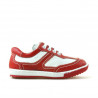 Chaussures enfants petits 15c rouge+blanc