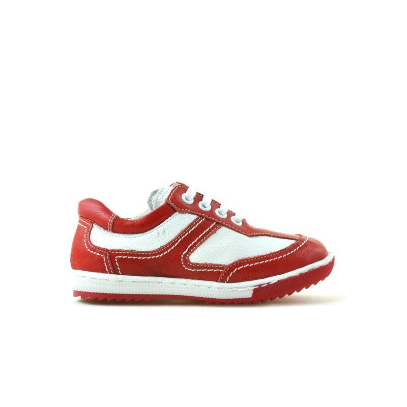 Chaussures enfants petits 15c rouge+blanc