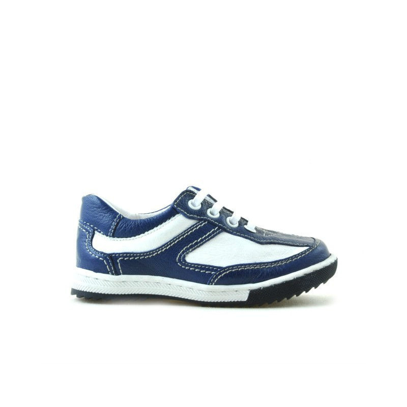 Chaussures enfants petits 15c indigo+blanc
