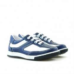 Chaussures enfants petits 15c indigo+blanc