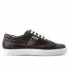 Baskets femme 657 bordeaux
