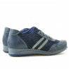 Baskets femme 641 indigo combiné