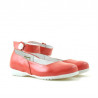 Chaussures enfants petits 17c vernis rouge corail