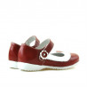 Chaussures enfants petits 19c vernis rouge+blanc