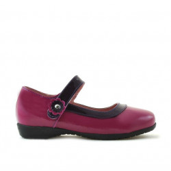 Chaussures enfants petits 19c verni rose+violet